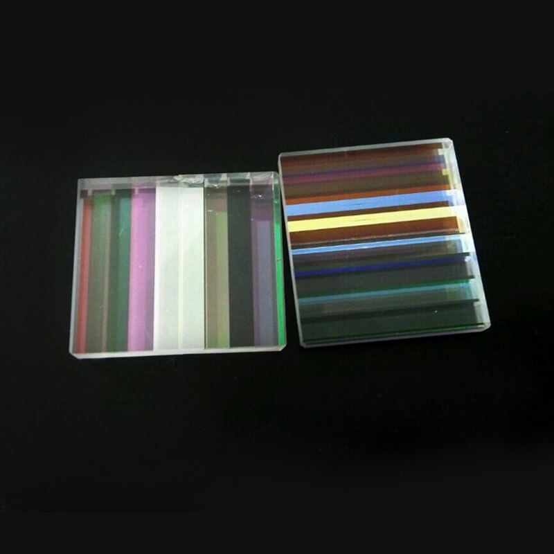 Prisme rectangulaire, prisme dichroïque, vitrail optique, Instrument d'expérimentation, décoration de la maison, collier d'art, de bricolage
