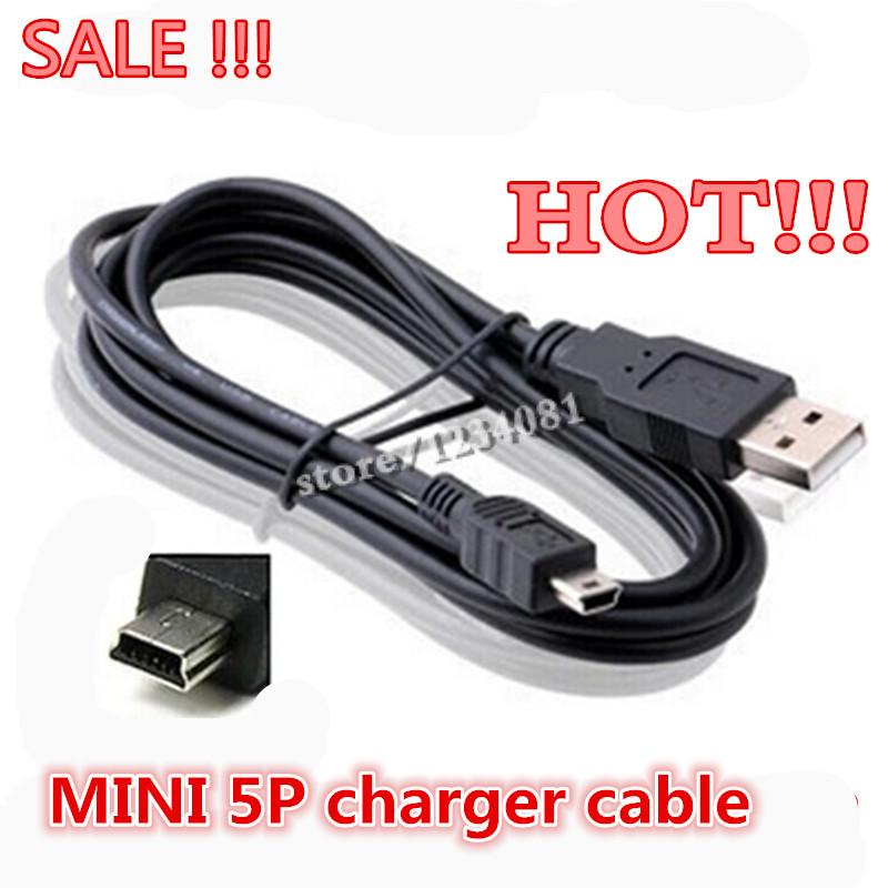 MP3 MP4 T-type Mini USB 5 Pin sync cable USB DATA and charger cable v3 USB 2.0 smart cable for DIGITAL CAMERA EXTRNAL