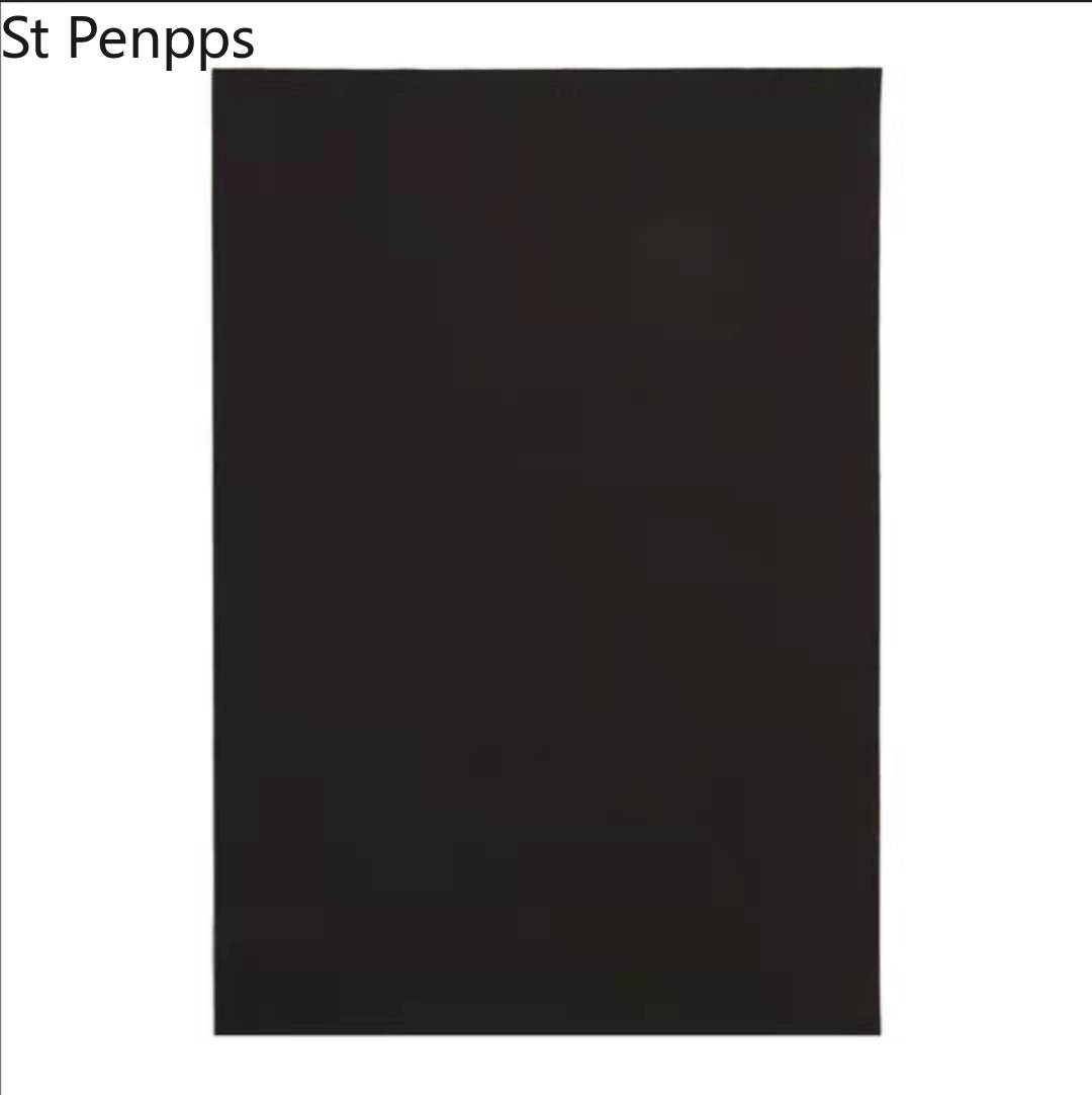 A4 magnetplader sorte magnetmåtter til køleskab foto- og billedskæringsformsmagneter magnetisk på den ene side 0.5mm