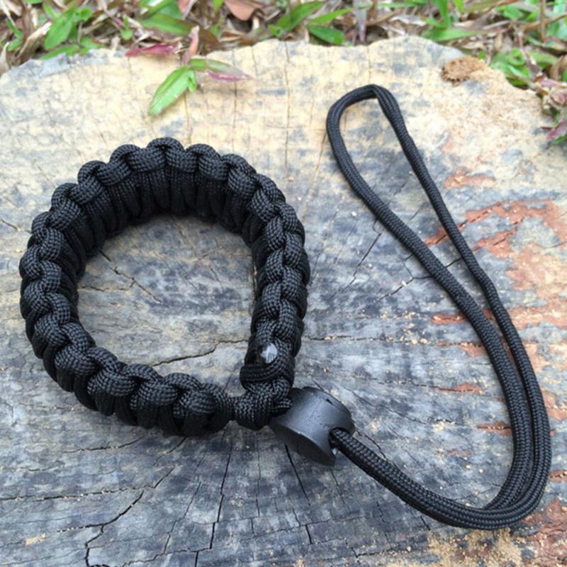 Strong Adjustable Camera Wrist Lanyard Strap Grip Weave Cord for Paracord DSLR #06