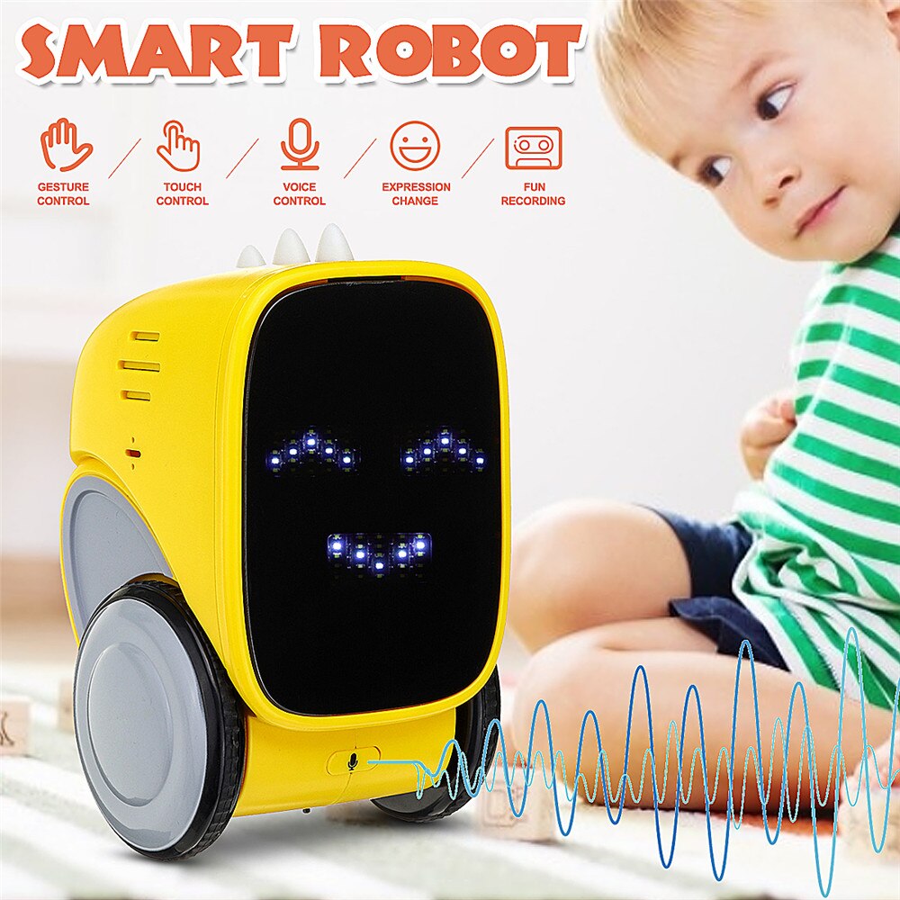 Intelligente Robot Voice Commando Interactieve Muziek Dans Opname Touch Gevoelige Intelligente Robot Kinderen Speelgoed Cadeau Voor Kinderen