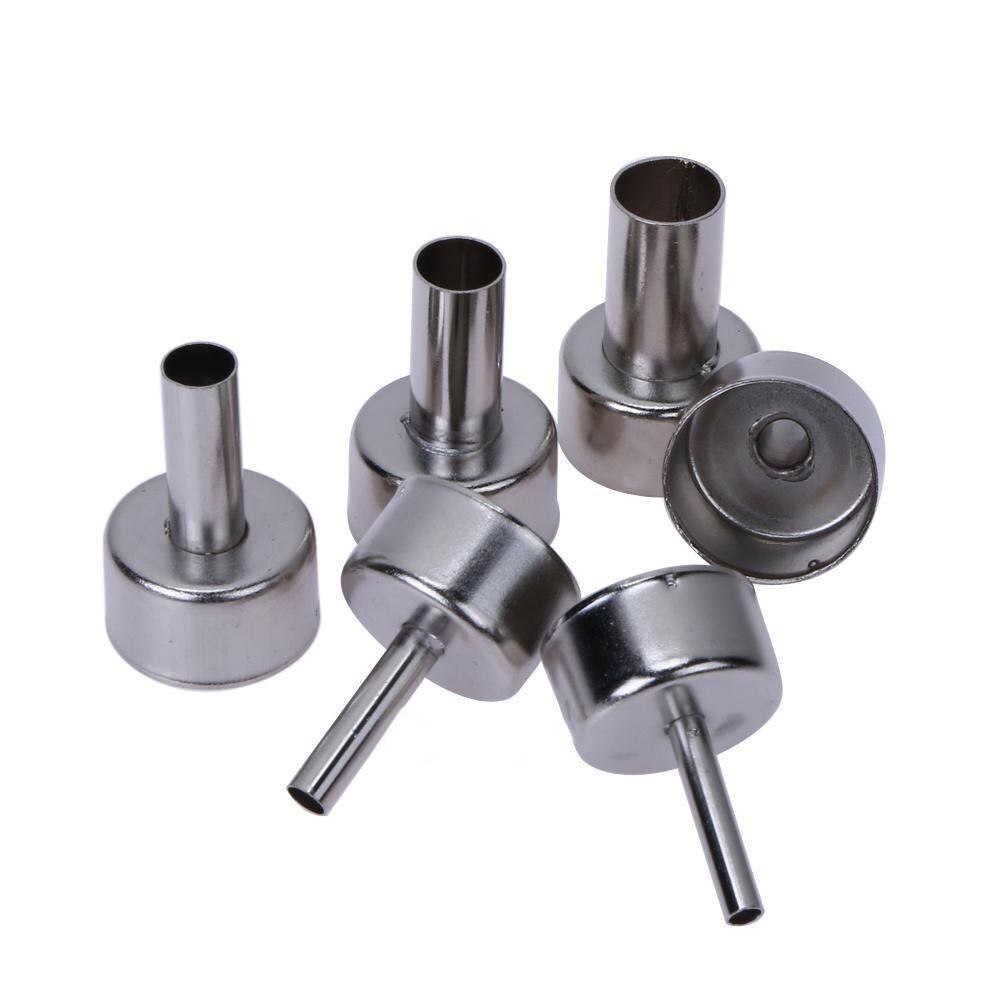6 Stks/set Universal Air Station Ronde Nozzles Solderen Lassen Tool Voor Heteluchtpistool 85885A 858D 868 878 Warmte slip 22Mm
