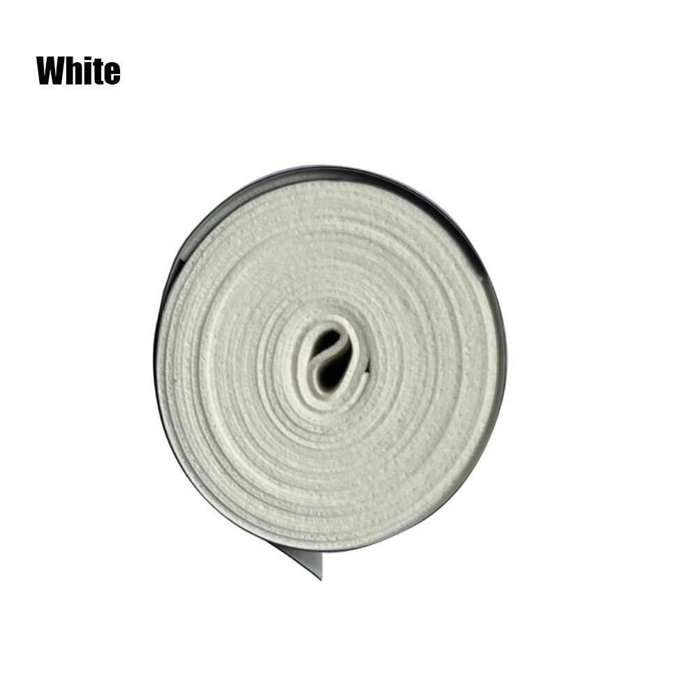 Bande Anti-transpiration à main plate givrée, 1/2 pièces, antidérapante, enveloppante, absorbe la sueur, poignées de pêche, accessoires de sport de raquette: White / 2pcs