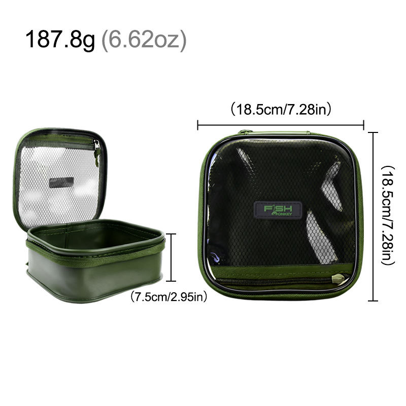 JSFUN Aufbewahrungstasche für Karpfenangeln, verdickte angehen-Aufbewahrung, wasserdicht und staubabweisend, schützt Ihre Angelausrügestochen