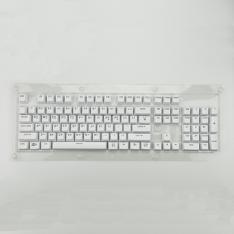 Korean Keycaps for Mechanical Keyboard Compatible with MX Switches Double Shot Support Led Lighting 한국어 키캡