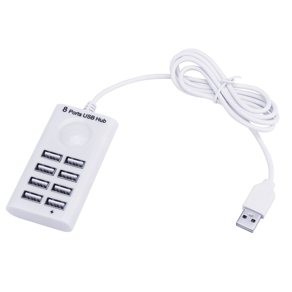 Slim USB Hub 3.0 Multi USB Power Adapter 4/8 Port Multiple Expander 2.0 USB With LED Indication ON/OFF Switch For PC