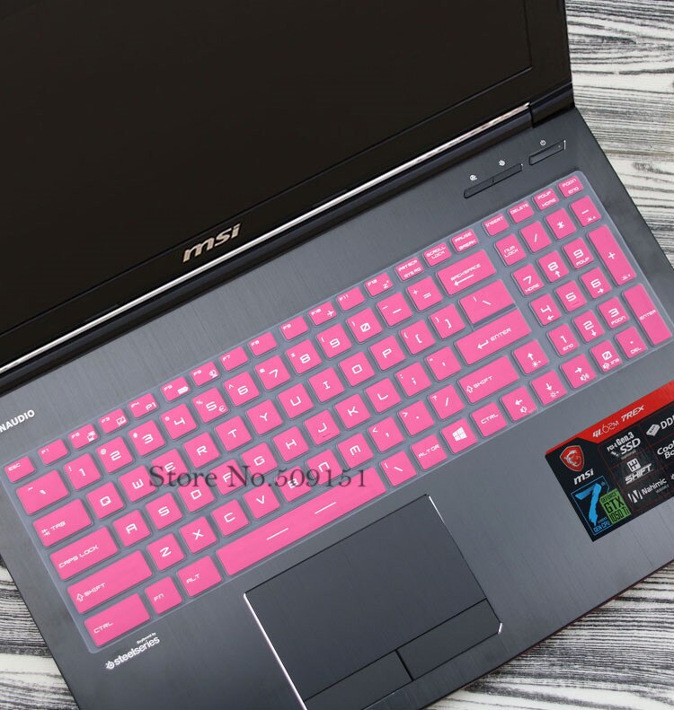 Voor Msi Alpha 15 15.6 ''/Msi Alpha 17 17.3 Inch Gaming Laptop Siliconen Toetsenbord Cover Skin Protector Film stofdicht