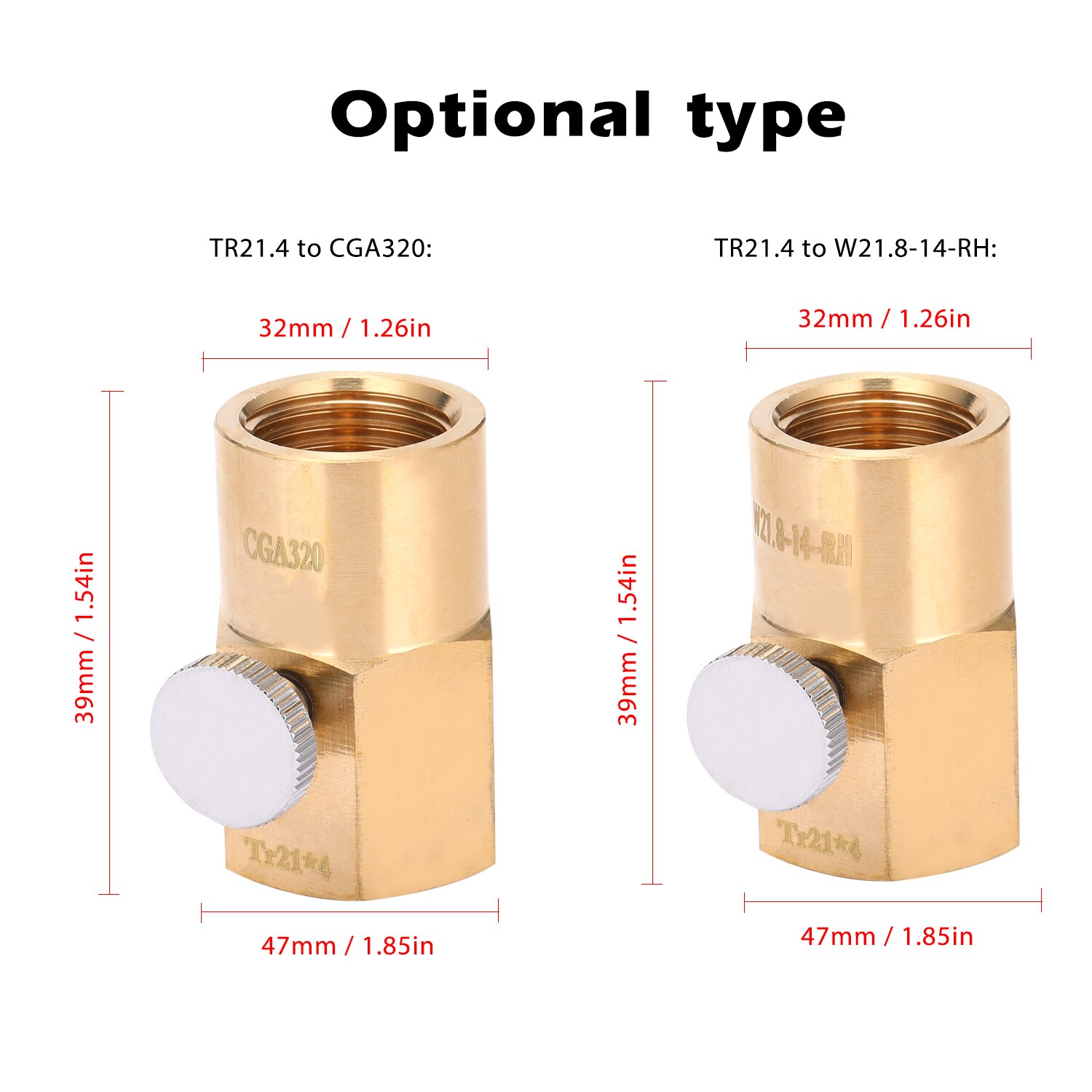 rote husholdning  co2 sylinder adapter sodavann flaske kontakt transformator ventil  tr21-4 til w21.8-14/  cga 320 valgfritt