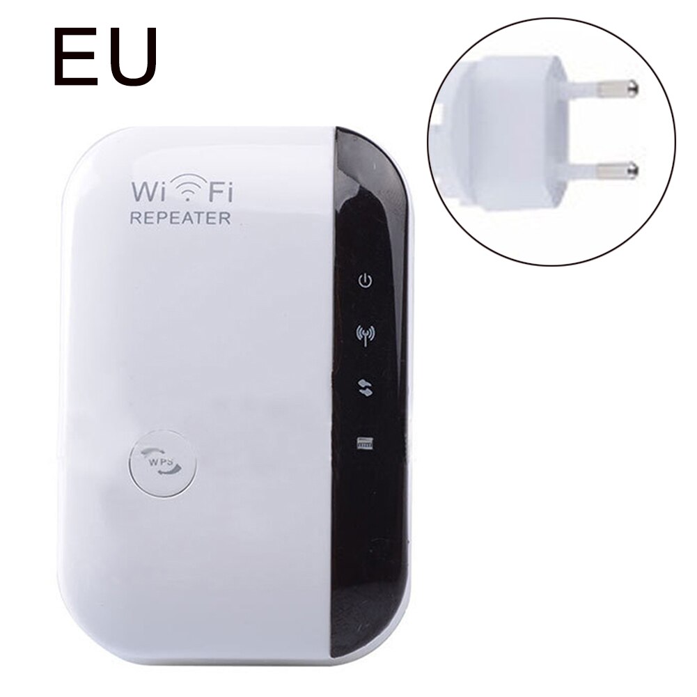 Wireless Wifi Repeater Wifi Range Extender Router Wi-Fi Signal Amplifier 300Mbps WiFi Booster 2.4G Wi Fi Repeater Access Point: EU Plug