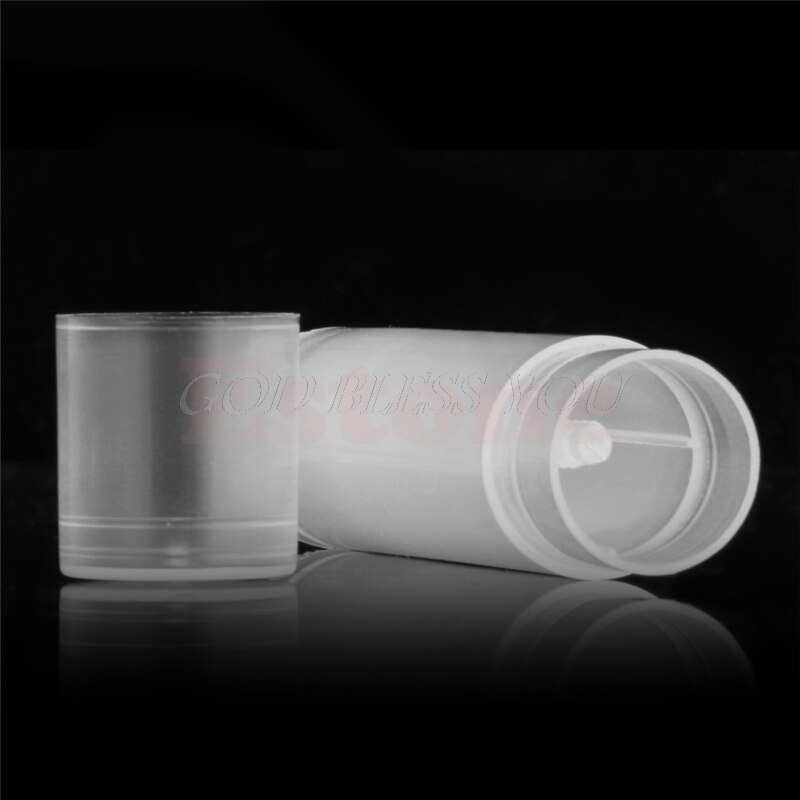 20Pcs Empty Clear Lip Balm Tubes Containers Transparent Lipstick