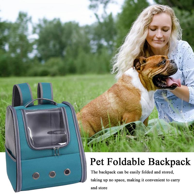 Haustier-Rucksack-Träger für Hunde und Katzen, tragbare Reise-Tragetasche, faltbares , Hunde- und Katzentasche zum Spazierengehen, Ausgehen, Fahren, Reisen