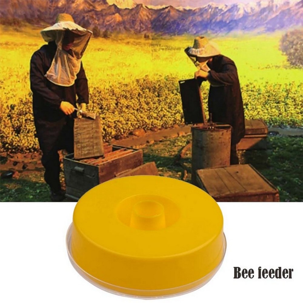 Bee Disc Feeder Plastic Disc Feeder Round Top Feed... – Grandado