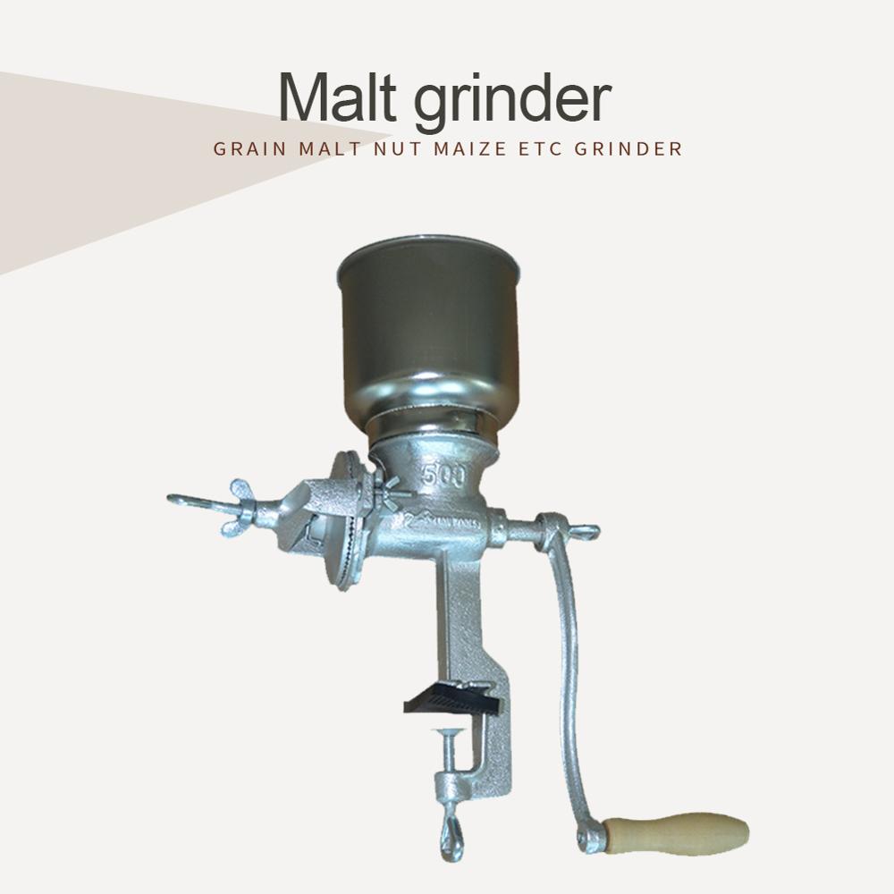 Newest Stainless 2-roller Barley Malt Mill Grain Grinder Crusher For Homebrew &amp;