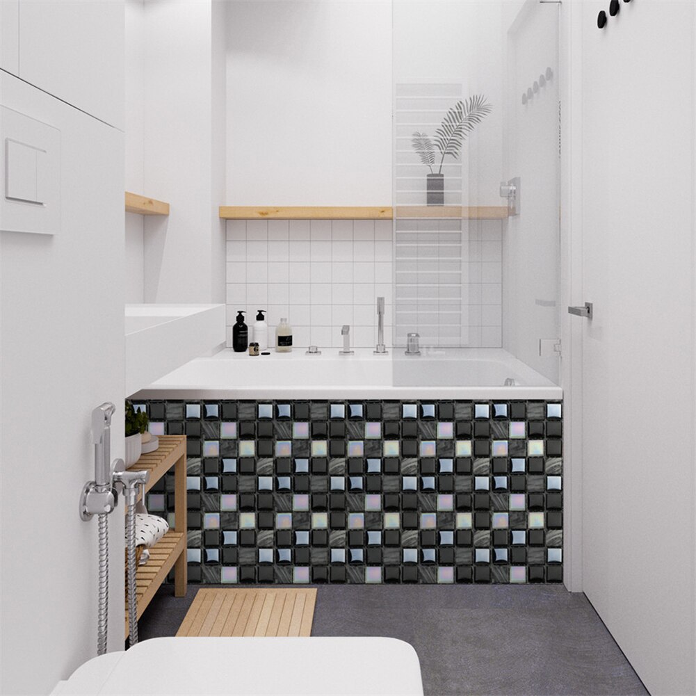 10 st mosaik kakel vägg klistermärke vattentätt kök matsal badrum diy dekor