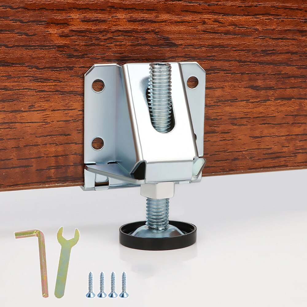 1/4 Pack Heavy Duty Furniture Leveler Adjustable Leveling Feet For Furniture Cabinets Wardrobe Workbench