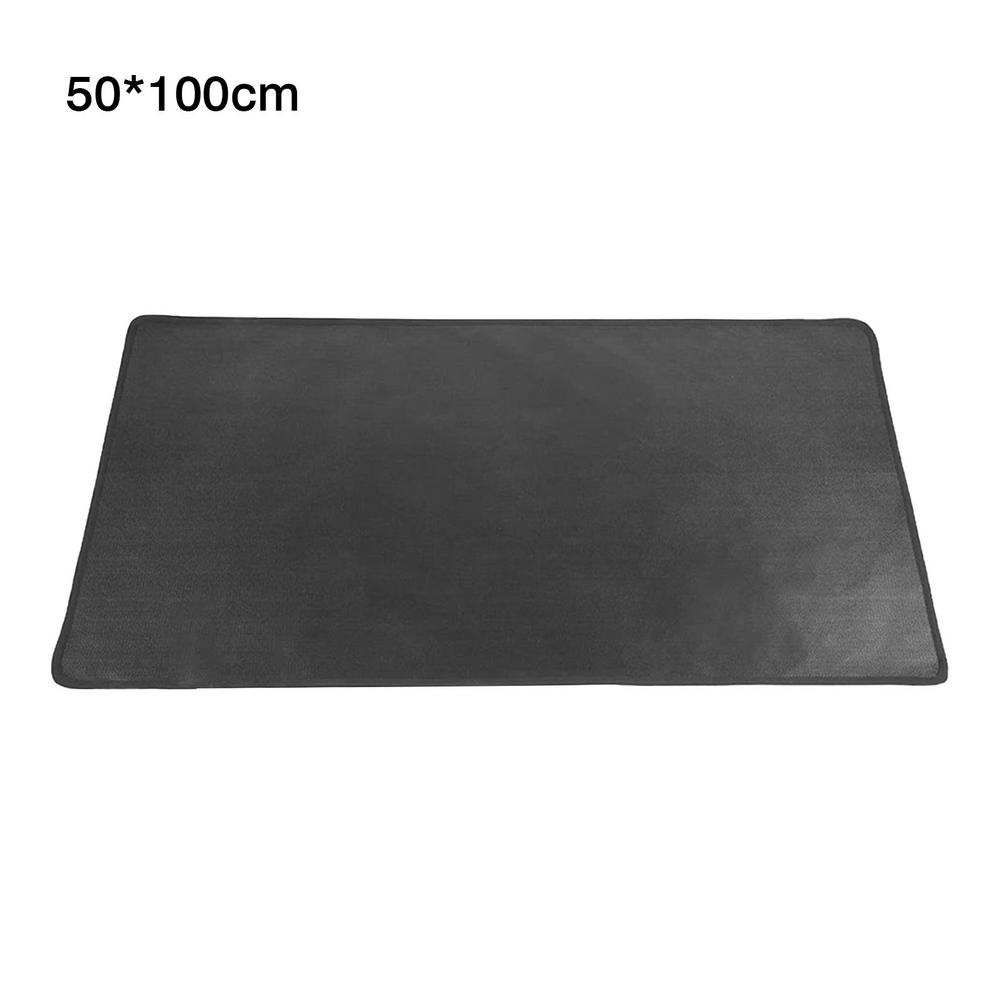 Feuerfesten Teppich Feuerfeste matt Grill Decke Camping Feuerfeste matt Feuerstelle matt Feuerfeste Tuch dauerhaft Schutz Decke: 50x100cm