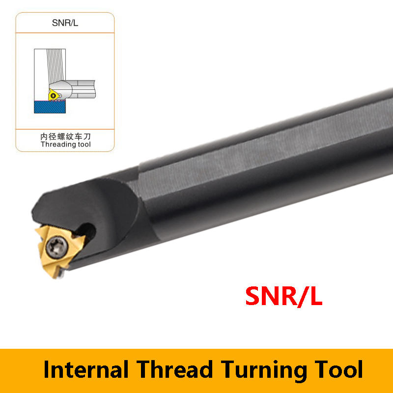 LIHAOPING SNR0008K08 SNR0012M11 SNR0016Q16 SNR0020R16 SNR0020R22 SNR0025S22 SNR herramienta de torneado de hilo interno cortador de torno 16IR
