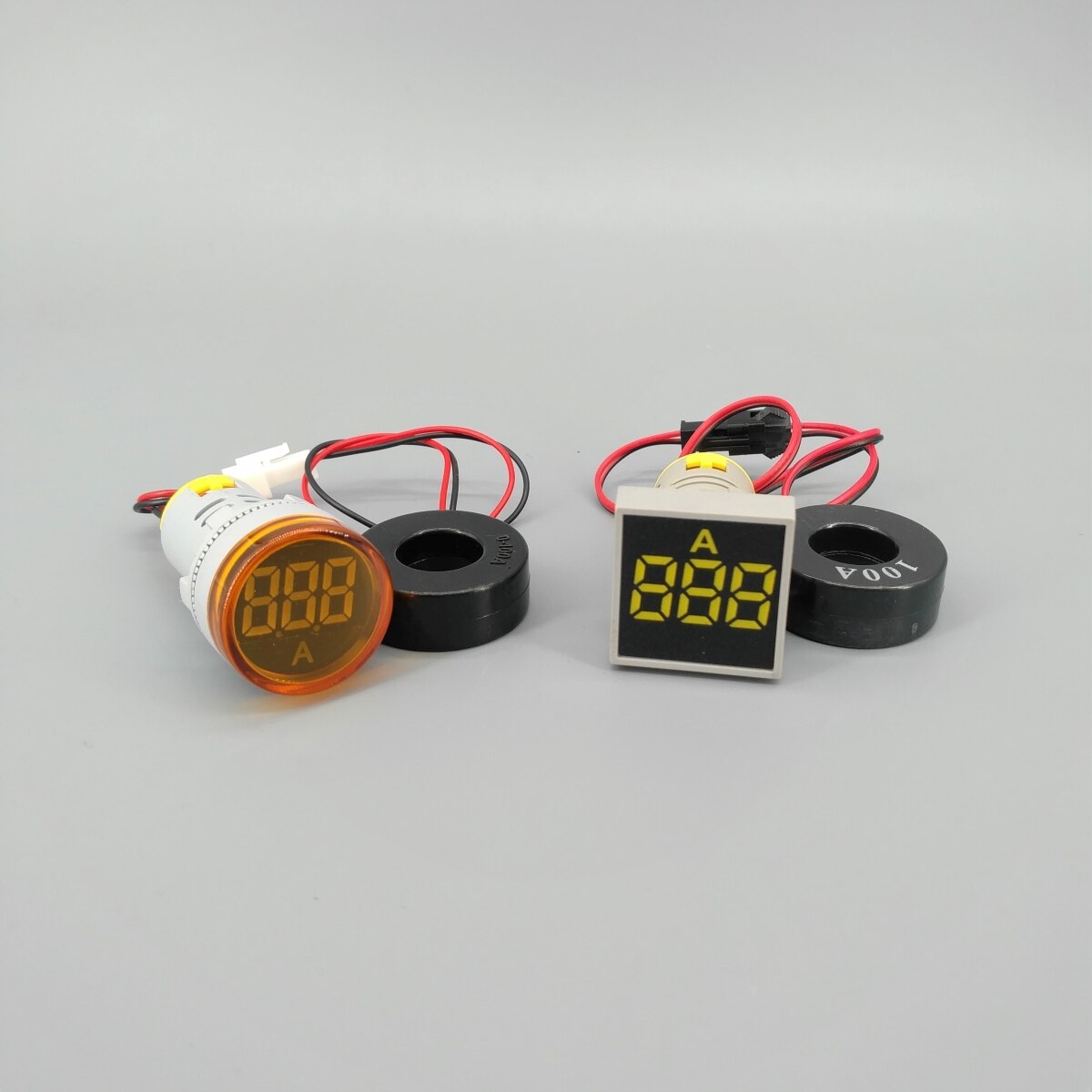 LED Digital Display Amper Meter Current Indicator Signal Light Ammeter Tester Measuring 0-100A