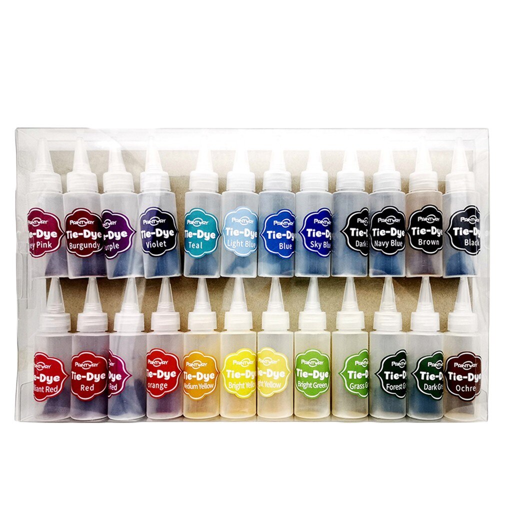 3/5/24 pièces tulipe permanente une étape cravate ensemble de teinture Kits de bricolage pour tissu Textile artisanat Arts vêtements pour projets Solo colorants peinture Z0526