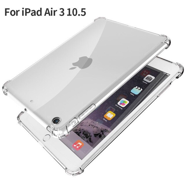 Coque transparente pour ipad mini 1 2 3 4 5 9.7 pouces air 1 2 3 4 pro 10.5 11 12.9 pouces, coque transparente pour ipad air 4 10.9: Air 3 10.5
