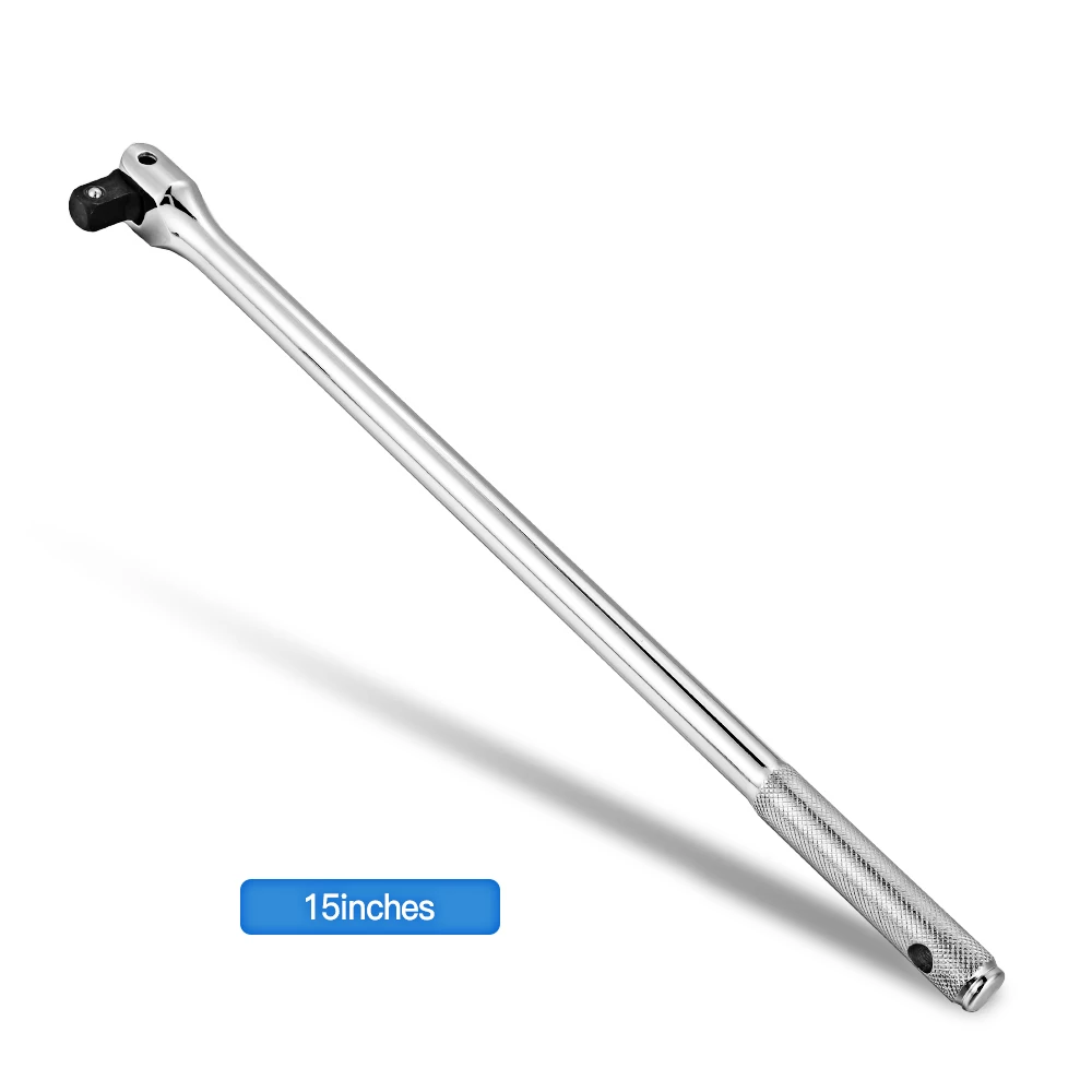 1/2 Drive F Type Socket Wrench 15/18 Inch 180° Rotate Automotive Spanner Impact Socket Head Garage Car Repair Tools: 15 inch  375mm