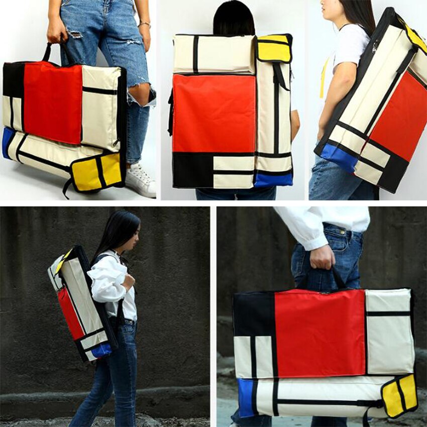 Sac De Transport Pour Planche à Dessin - Étui Pour Peinture Aquarelle - Tissu Oxford Imperméable - Dimensions 36x52x7 Cm