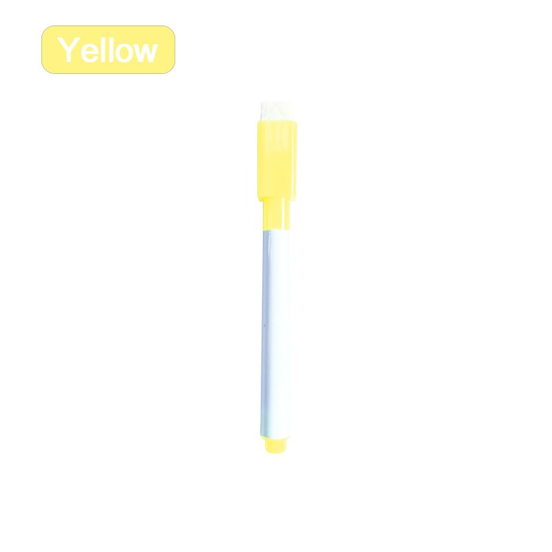 Drawing Whiteboard Markers Magnetic Dry Eraser Markers Glass Ceramics White Board Pen School Supplies Dry Markers Children's Pen: Yellow