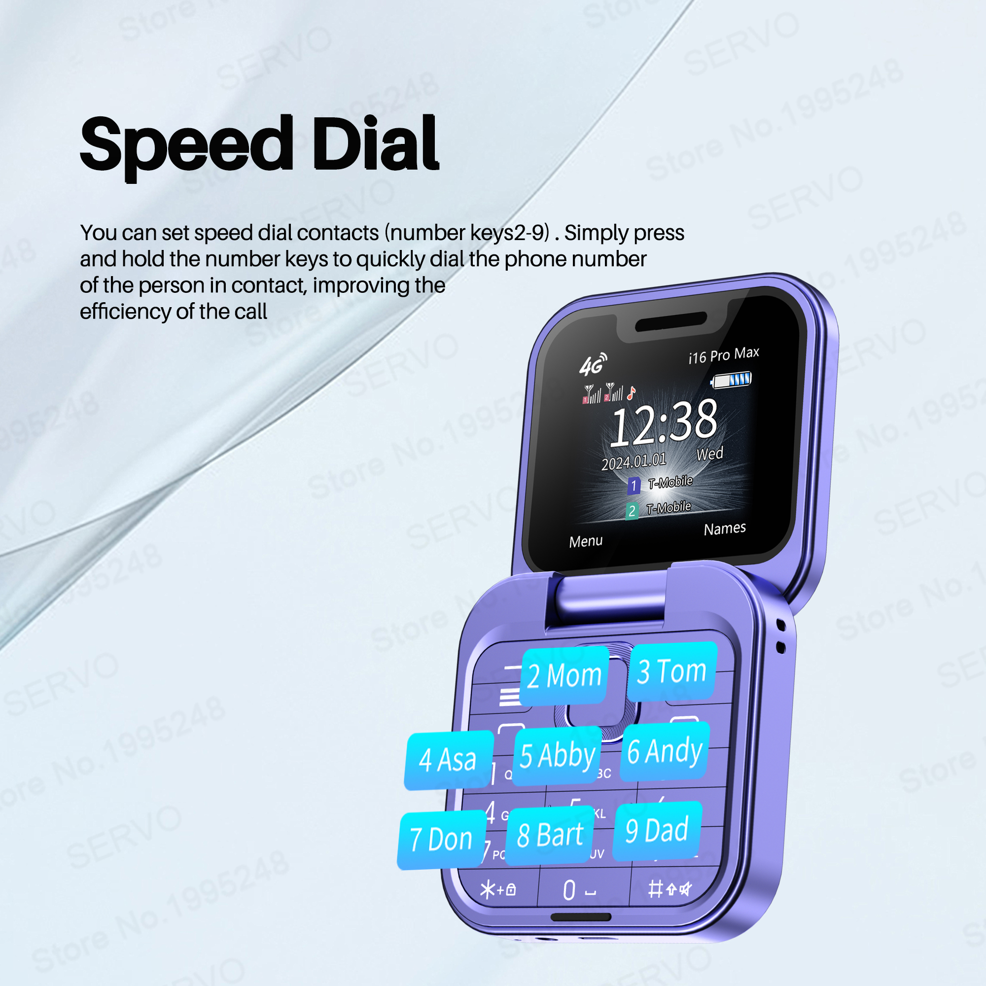 2025 SERVO i16 Pro Max 4G Mini teléfono móvil plegable velocidad Dial lista negra linterna grabación de llamadas 2 SIM plegable caja pequeña teléfonos
