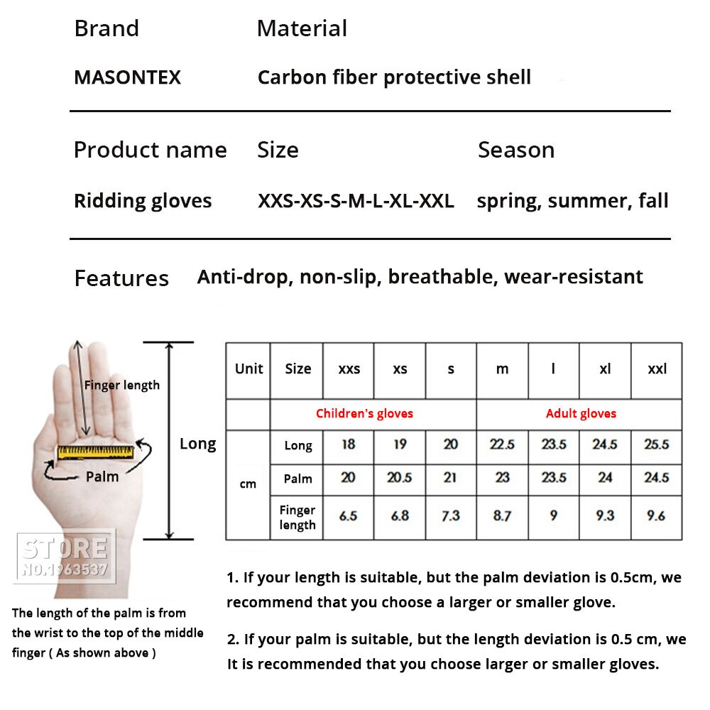 Masontex Moto-Cross Handschuh Kohlenstoff Fiber Motorrad Handschuhe Voll Finger Moto Touchscreen Guantes Moto Atmungsaktive Motorrad Handschuhe