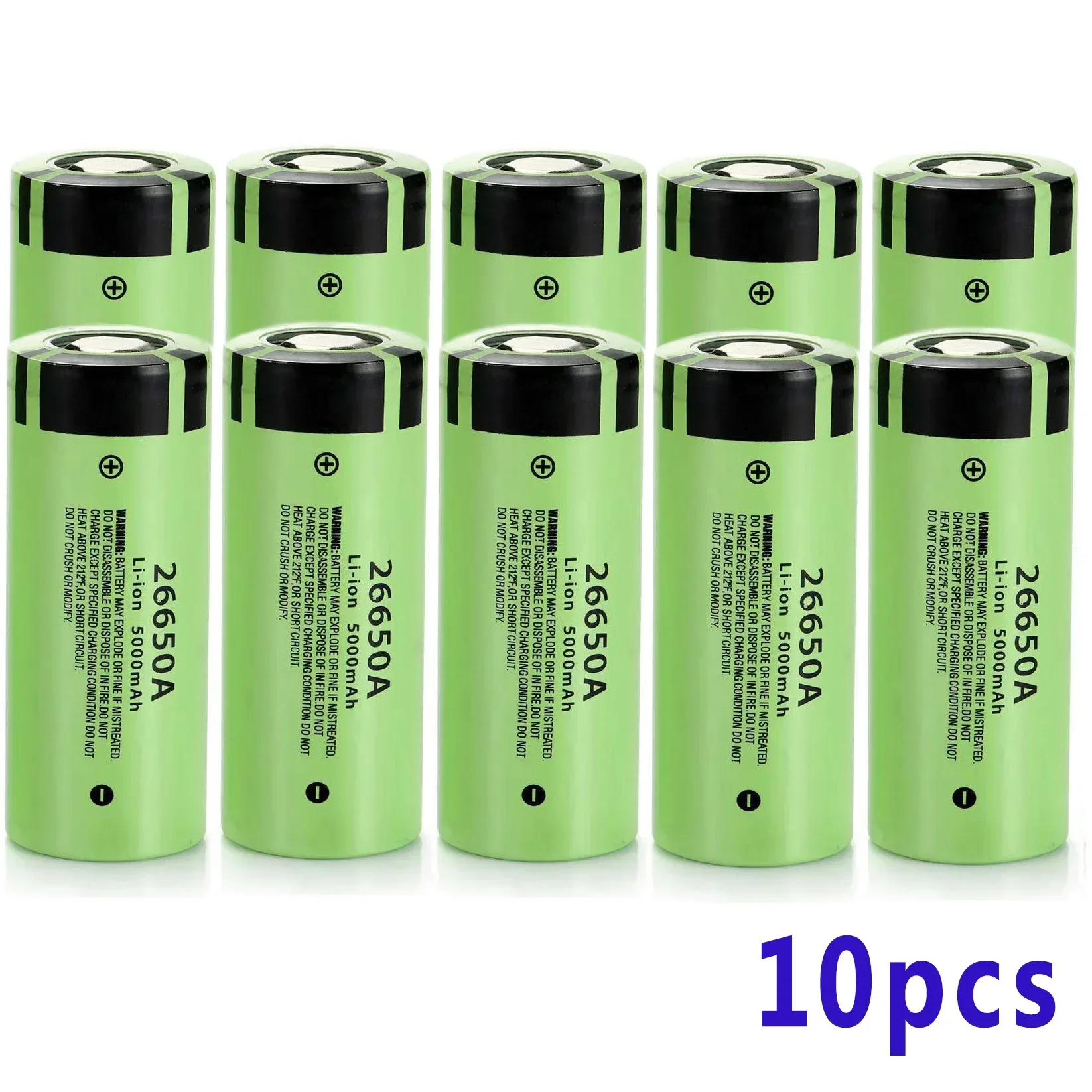 .High Capacity 26650 5000mah Li-ion Rechargeable Battery Lii-50A 3.7v 26650-50A battery for Flashlight 20A packing