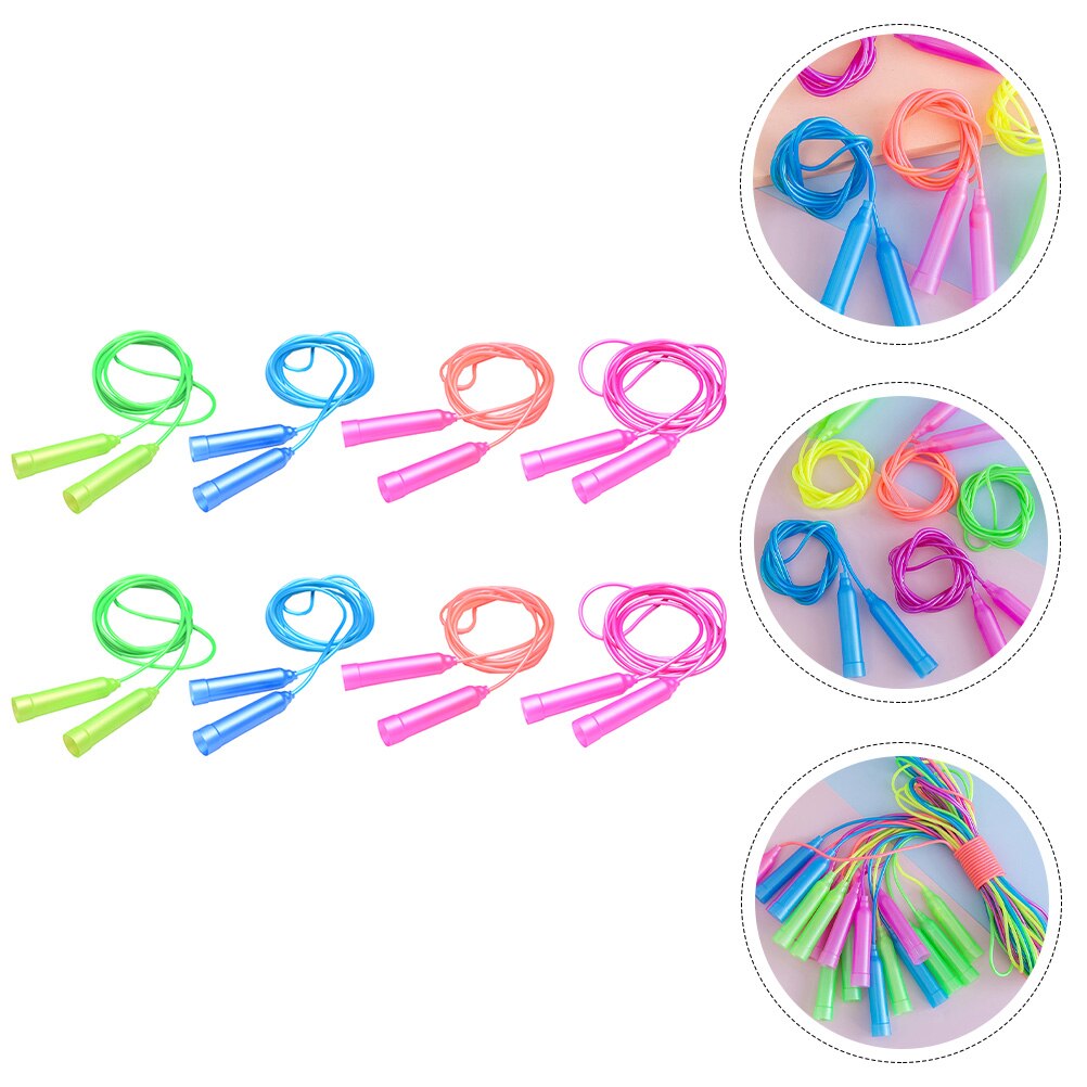16 pieces sports fitness jump rope skipping rope fitness jump rope for indoor use