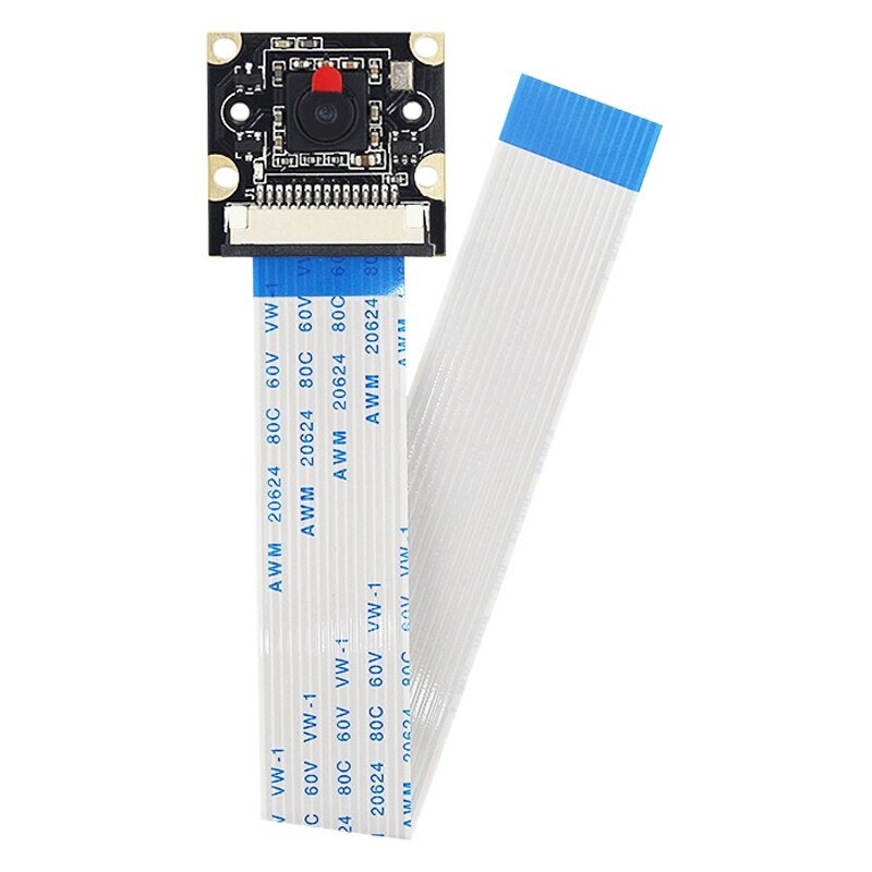 1080P 5MP IR Night Vision Camera with 2Pcs LED Light for Raspberry Pi 4 3B+ Zero W: Default Title