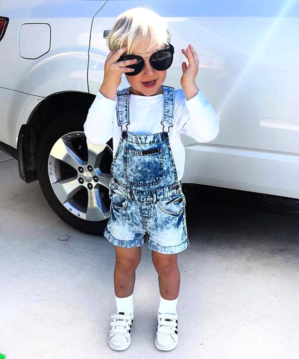 Peuter Baby Meisje Jongens Denim Bib Broek Romper Shorts Overalls Outfits Kleding Voor Kids Jongens Meisjes 6M-6Y