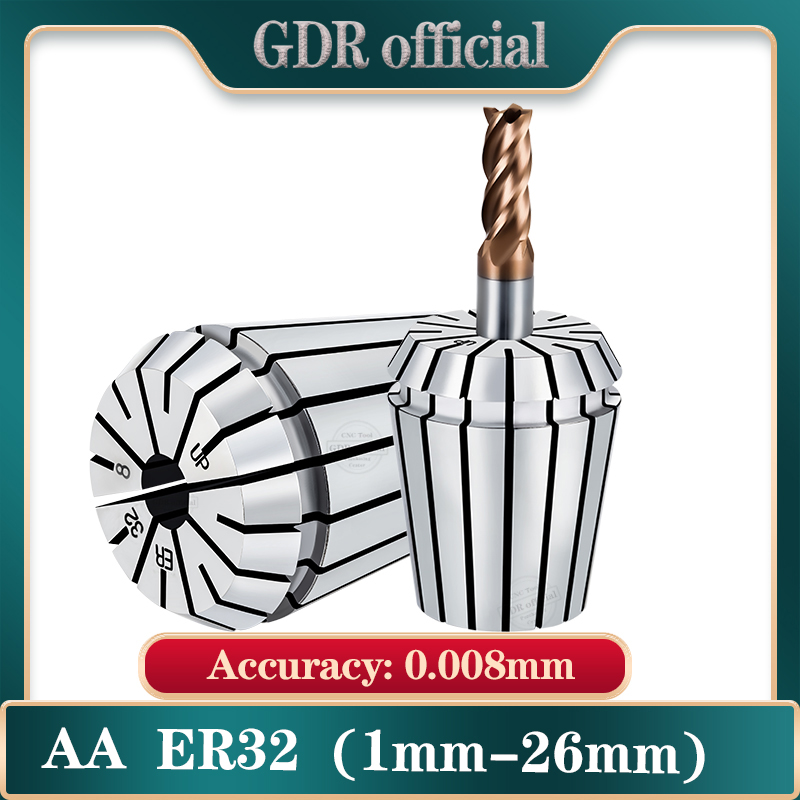 ER32 spantang ER Spantang ER32 Spantang 1mm-25mm ER32 Spantang Hoge Precisie Spantang er32 Spantang Set gereedschaphouder beugel tool: 15.0mm