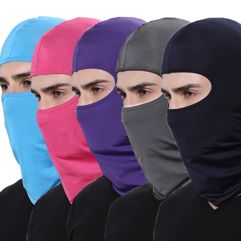 Motorfiets Gezichtsmasker Fietsen Bivakmuts Full Cover Gezicht Masker Hoed Bivakmuts Lycra Ski Neck Zomer Zon Ultra Uv Bescherming Dunne