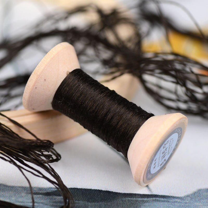 20 meters per thread / hand embroidery embroidery / silk thread / silk hand embroidery thread / blue brown: 8