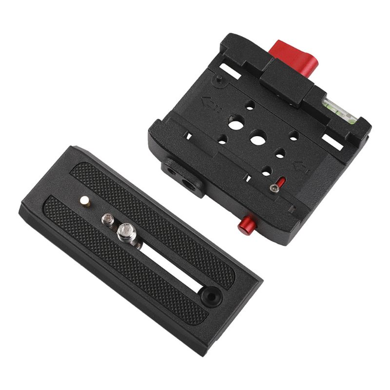 Aluminum Aluminum Alloy Quick Release Plate Assembly P200 Clamp Adapter for Manfrotto 577 501 500AH 701HDV Q5 Camera Tripod Kit