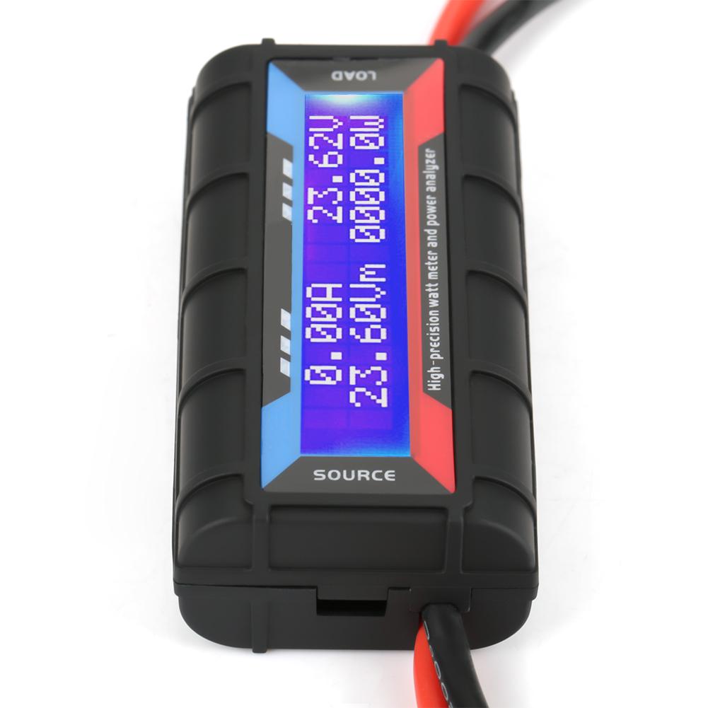 Compteur numérique de Watt de RC d'affichage à cristaux liquides 4.8 V ~ 60 V 150A compteur de haute précision de tension d'analyseur d'énergie d'amplificateur de tension