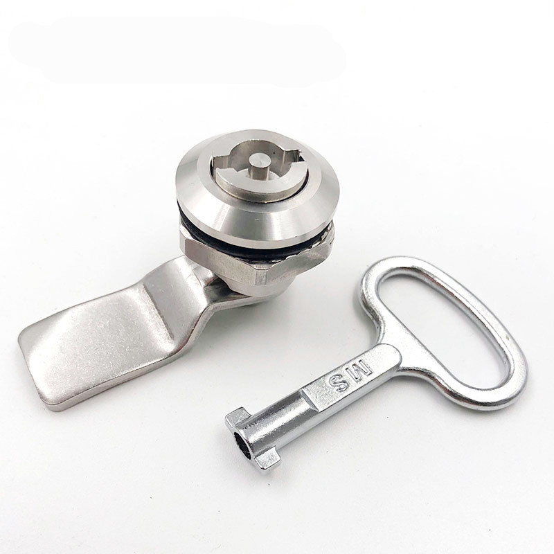 5PCS Zinc Alloy Metro/HSR/Train Door Lock Multifunction Electric Cabinet Lock Trash Bin Elevator Scalator Triangle Lock