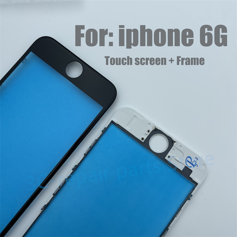 Touch Screen + Frame Bezel For iphone 6 6p 6s 6sp Dispaly Glass Digitizer Outer Glass (Not a LCD) Mobile Phone Touch Panel