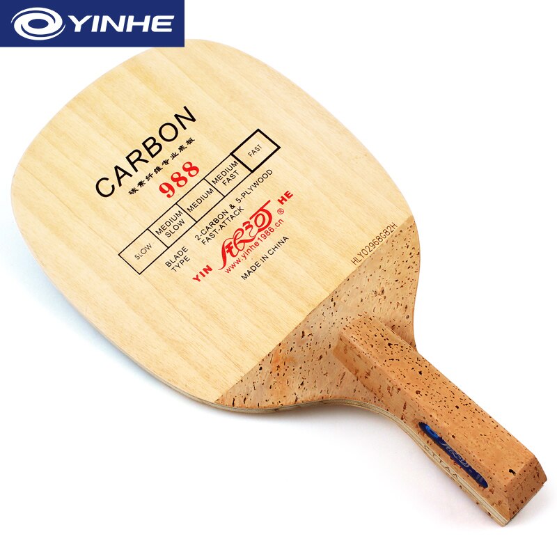 Original YINHE 988 984 (5 + 2 Kohlenstoff, Schnelle angriff) tischtennis Klinge Japanischen Penhold JS Schläger Tischtennis klinge