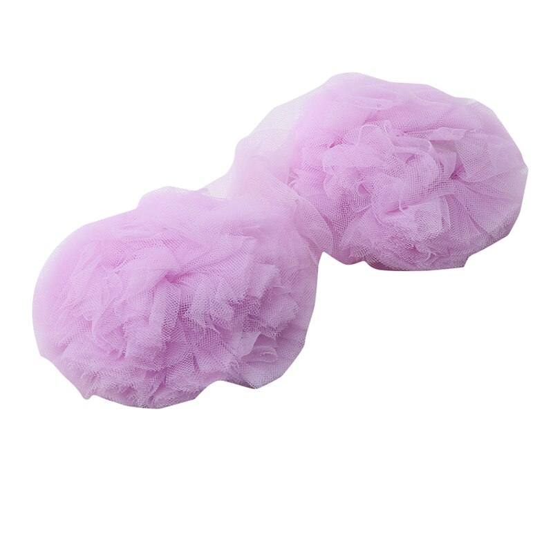 Decoración de la habitación del bebé guirnalda de bolas guirnalda banderines para la princesa de los niños Mosquito pelota de gasa colgante Bebé Ropa de cama producto: purple