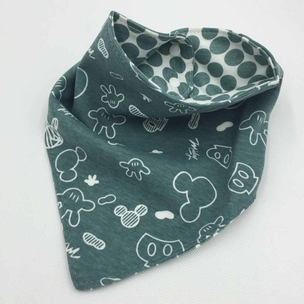 Warner Wong Baby lätzchen dreieck doppel schichten baumwolle baberos Karikatur Charakter Baby bandana lätzchen dribbeln lätzchen DS19