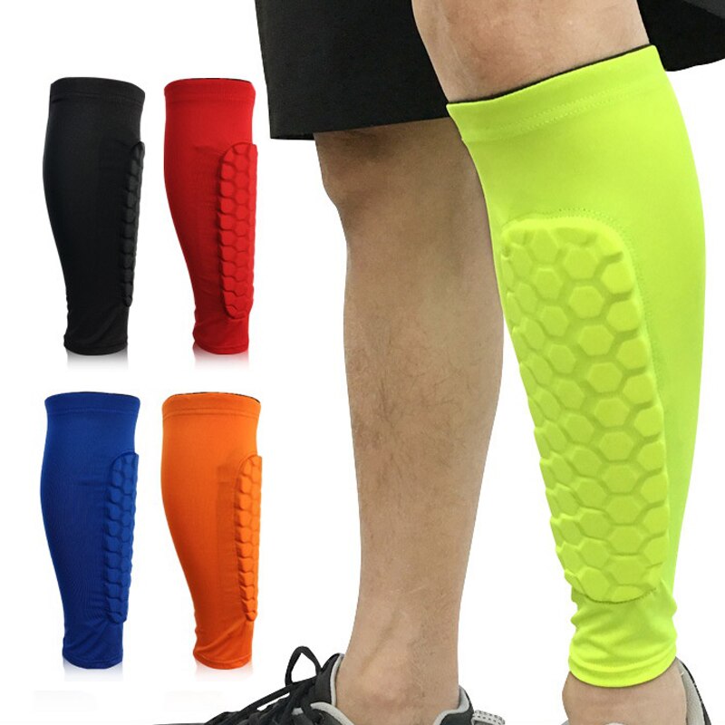 1 PC Waben Schienbein bewachen Sport FußBall Schilde FußBall Leggings Schienbeinschützern Bein Ärmeln Schutz Getriebe