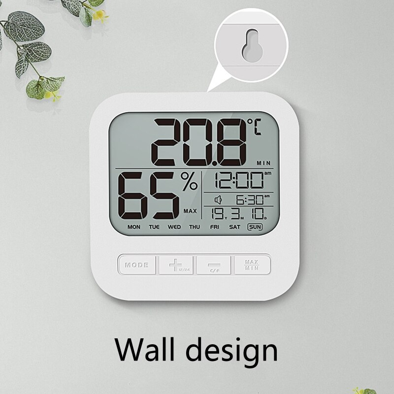 Household LCD Electronic Digital Temperature Humidity Meter Indoor Monitor