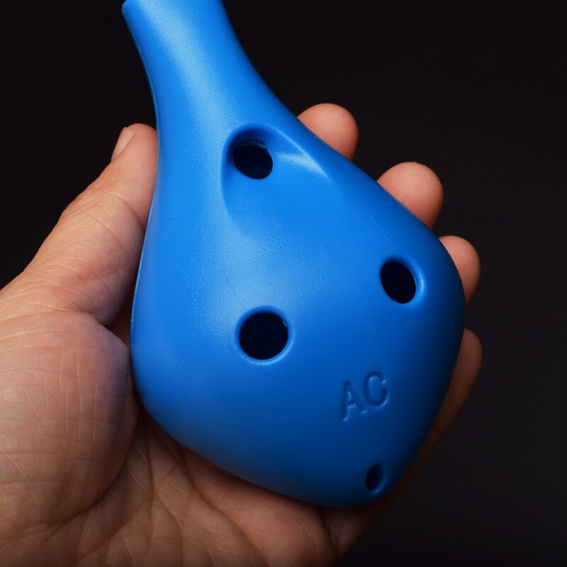4 colores 6 agujeros Alto C Ocarina ABS plástico Mini instrumento Musical para de principiante Ocarinas para accesorios de música
