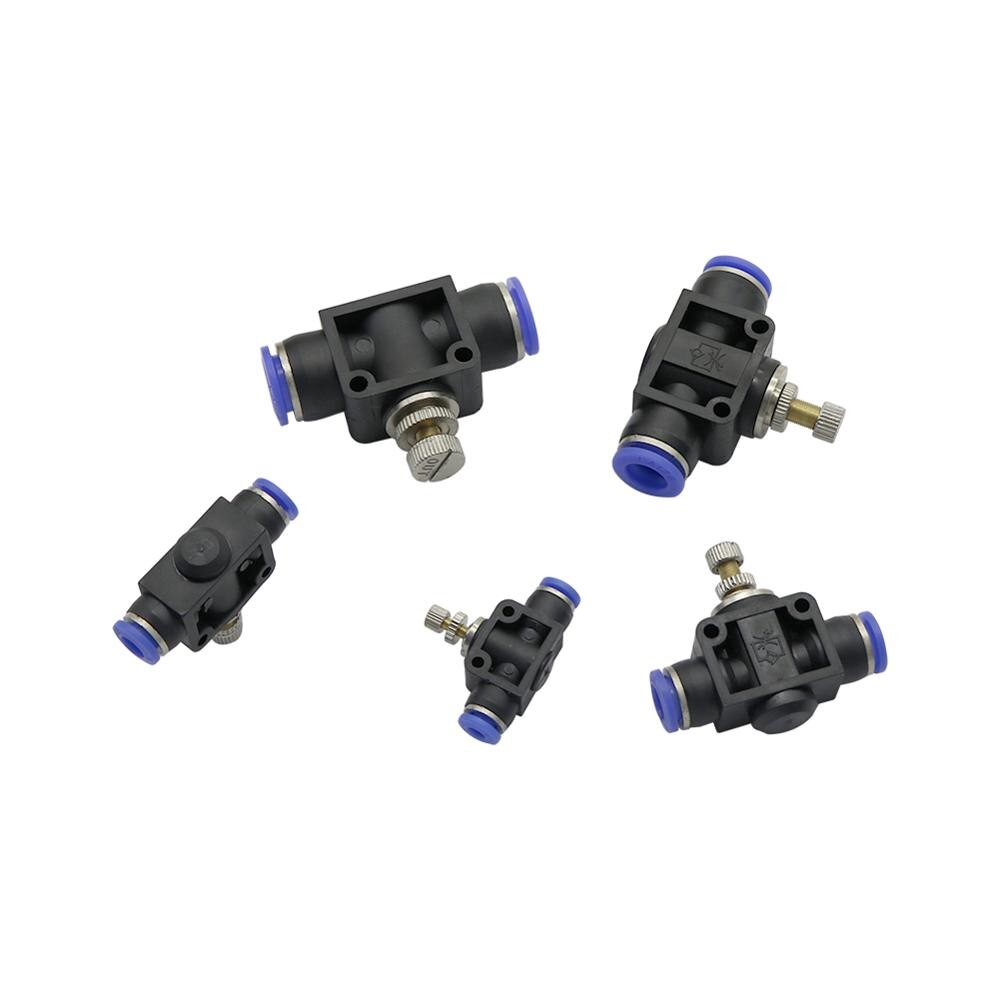 Tuin 4 Mm 6 Mm 8 Mm 10 Mm 12 Mm Slang Waterstroom Regelklep Regulator Waterstroom Regelklep connector Water Speed Controller 2Pc