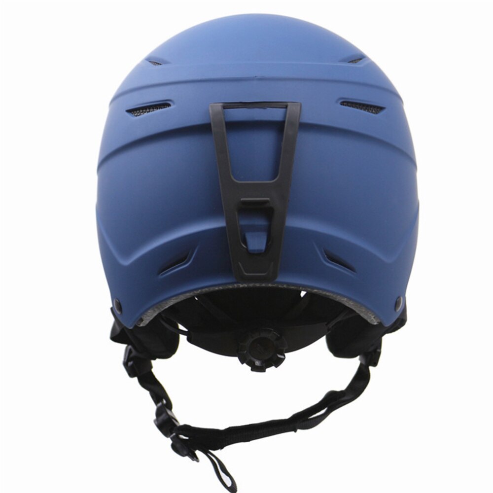 Ski Helmet Snowboard Helmet Men Skating Skateboard Skiing Protective Prop with Regulator (Matte Blue, S/M, 56-59cm)