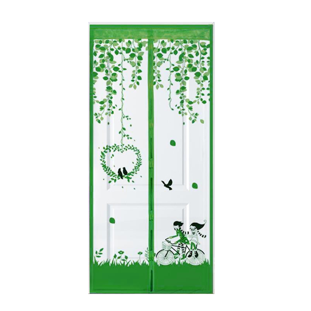 Anti Mosquito Magnetic Door Window Screen Curtain Summer Magnet Mesh Net Automatic Closing Home Room Door and Window Screen: Green / S