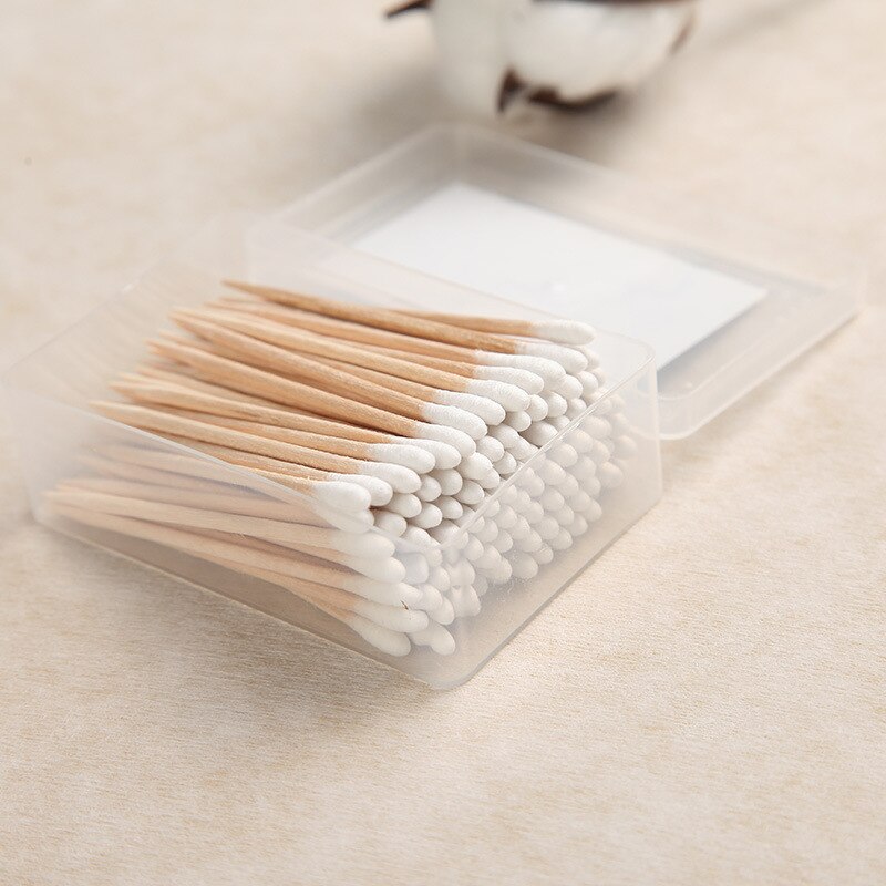 Coton-tige de nettoyage bout pointu 100 pièces coton-tige